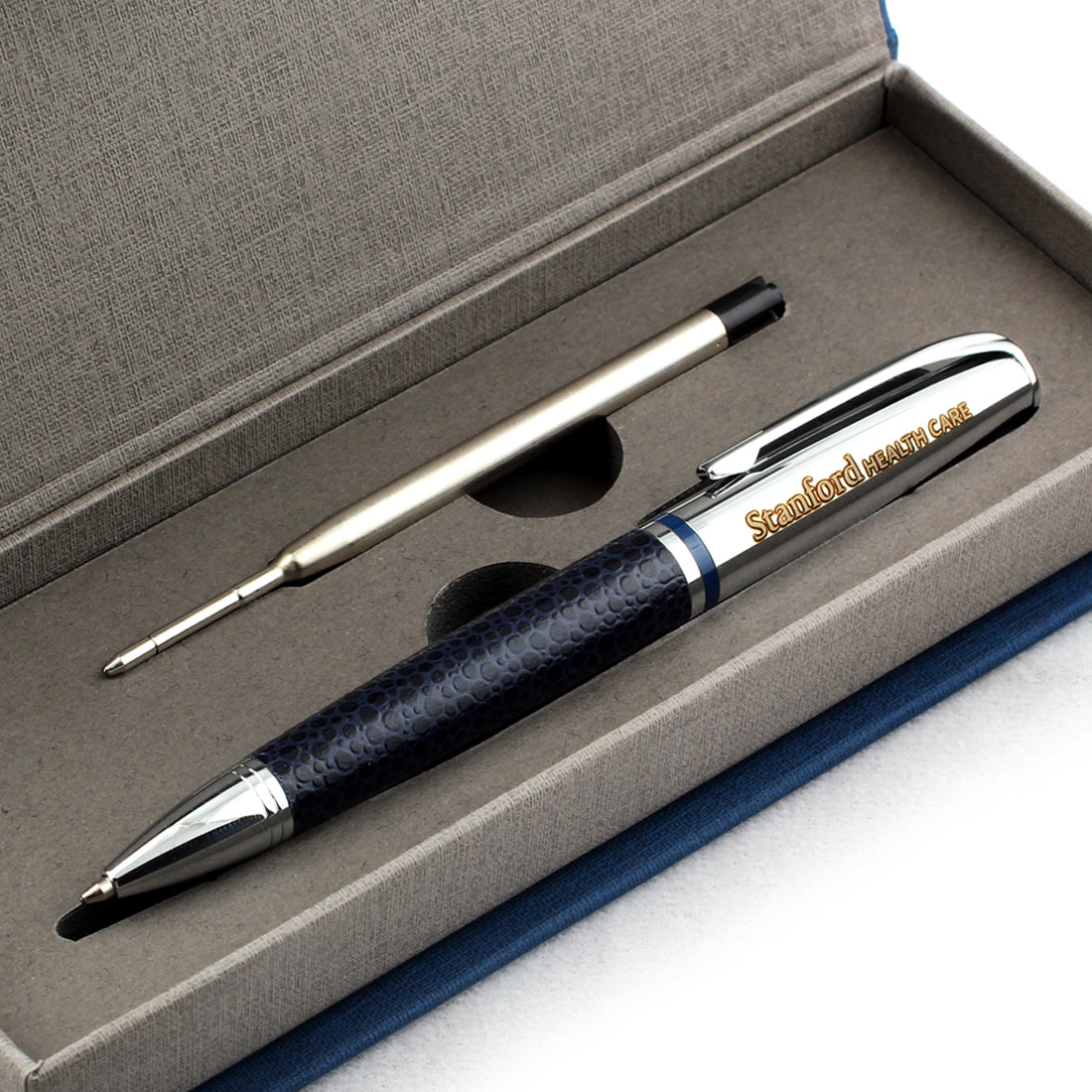 MLST006 SOTANIA Chrome Metal Pen - Single Pen with Gift Case