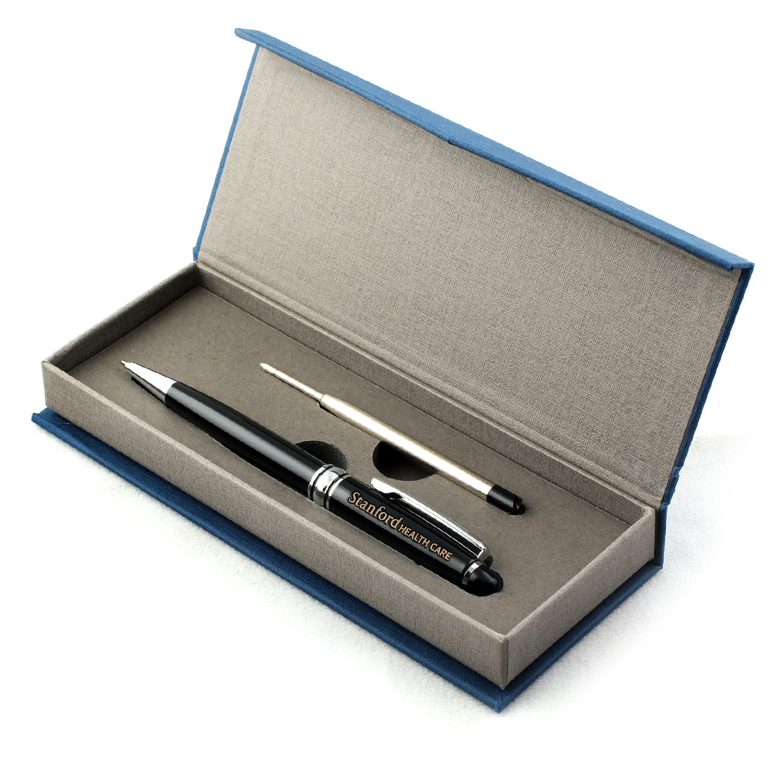 SOTANIA® Classic Ballpoint Pen Gift Set – Silver Trim & Refill Included